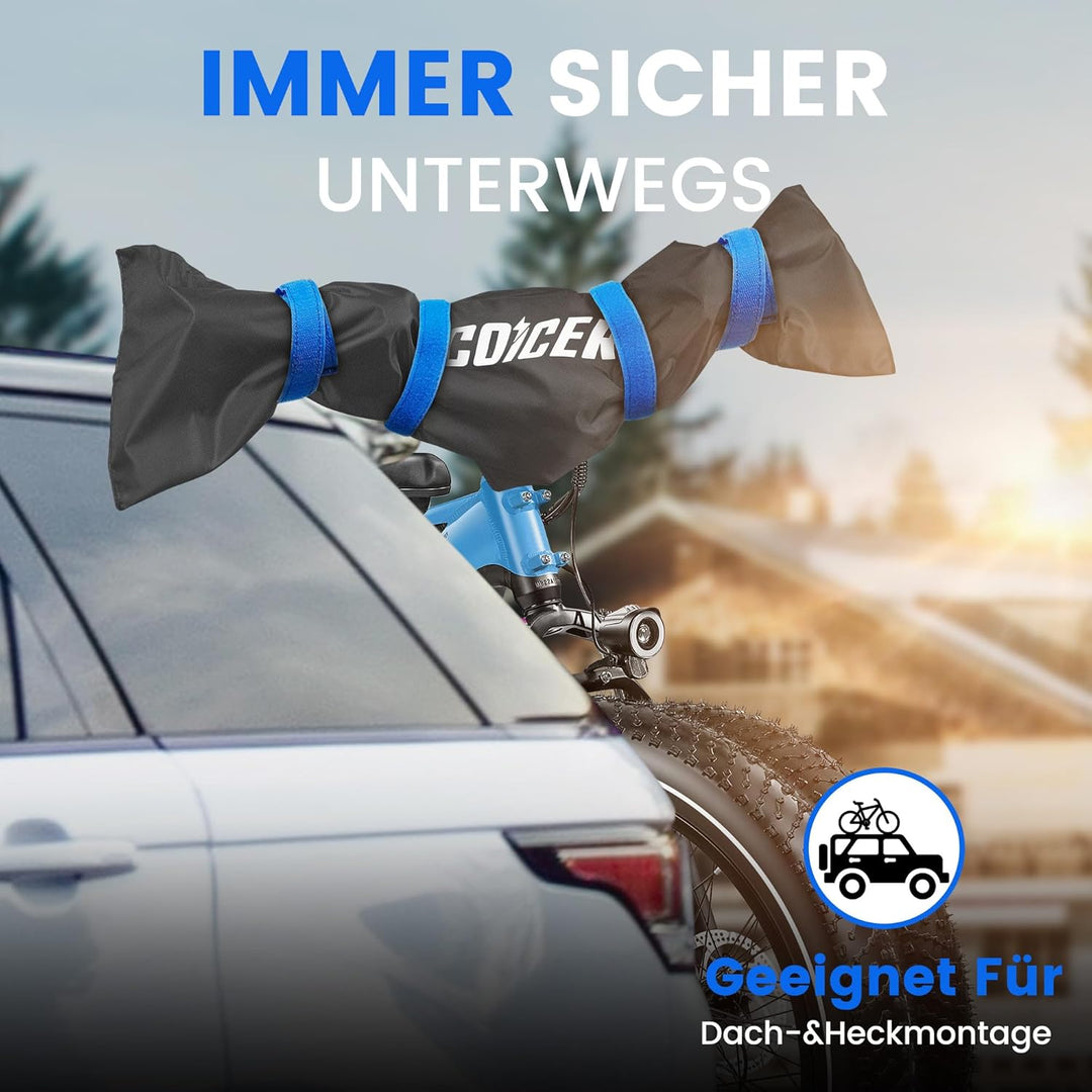Coicer 2er Pack Lenkerschutzhülle Ebike Transportschutz Fahrrad Zubehör Fahrradabdeckung Wasserfest