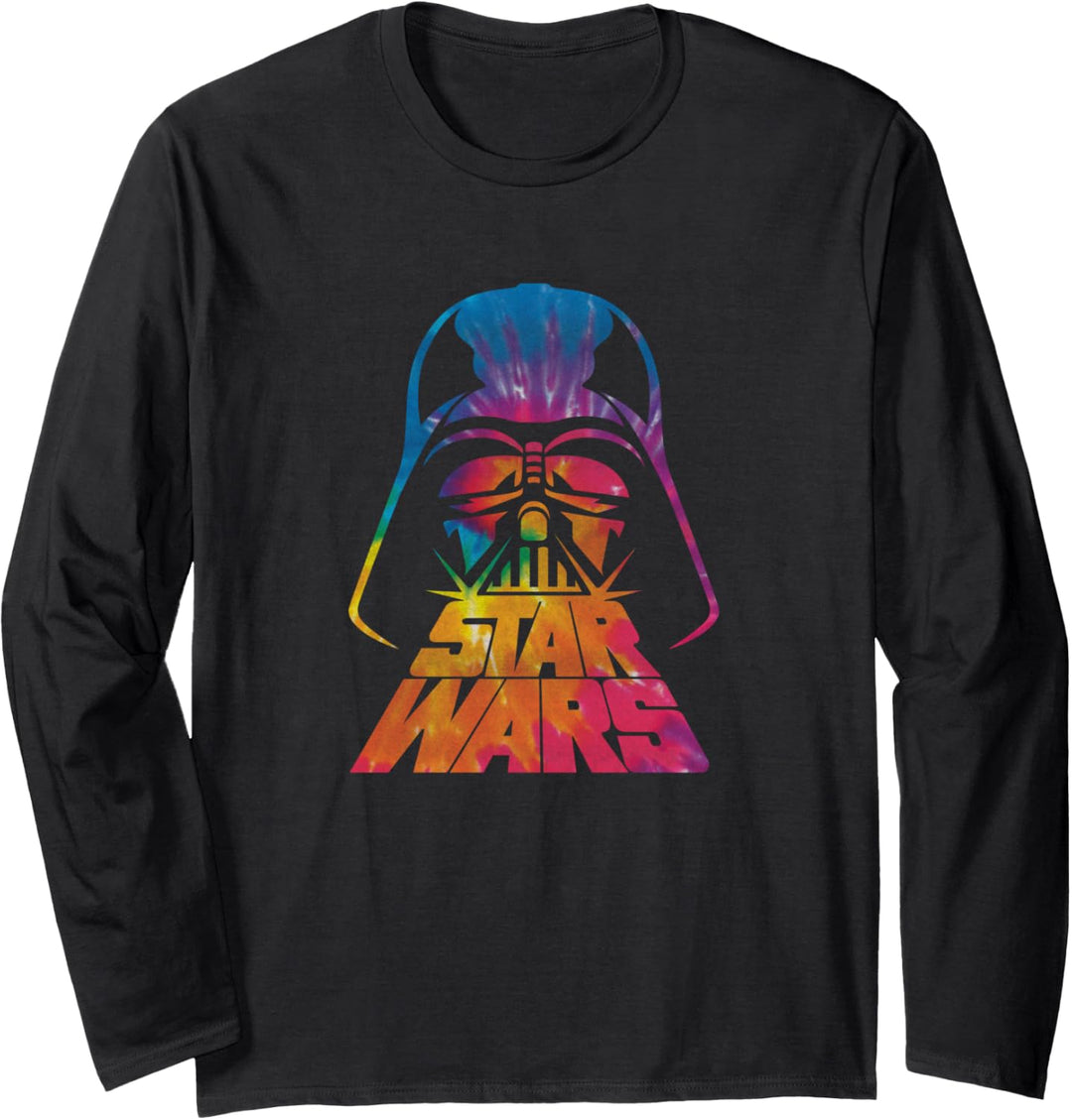 Star Wars Darth Vader Tie Dye Helmet Z1 Langarmshirt