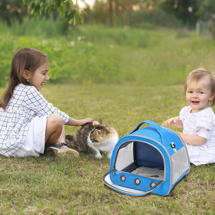 Kleine Haustier-Tragetasche, 30 * 27 * 21cm Tragbare Meerschweinchen-Tragetasche, Transportbox Für K