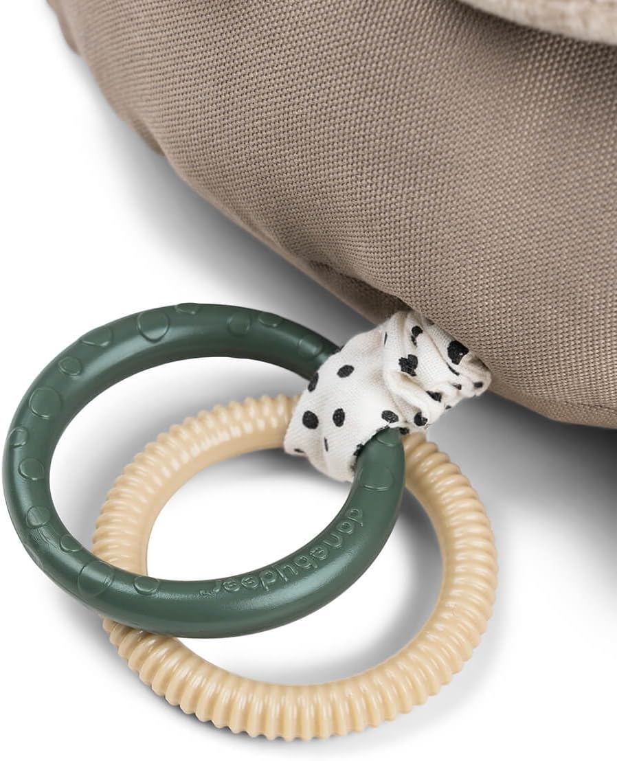 Done by Deer Tummy Time Kissen - Baby Bauchlage Kissen und Sensorik Spielzeug ab 3 Monate - mit Spie