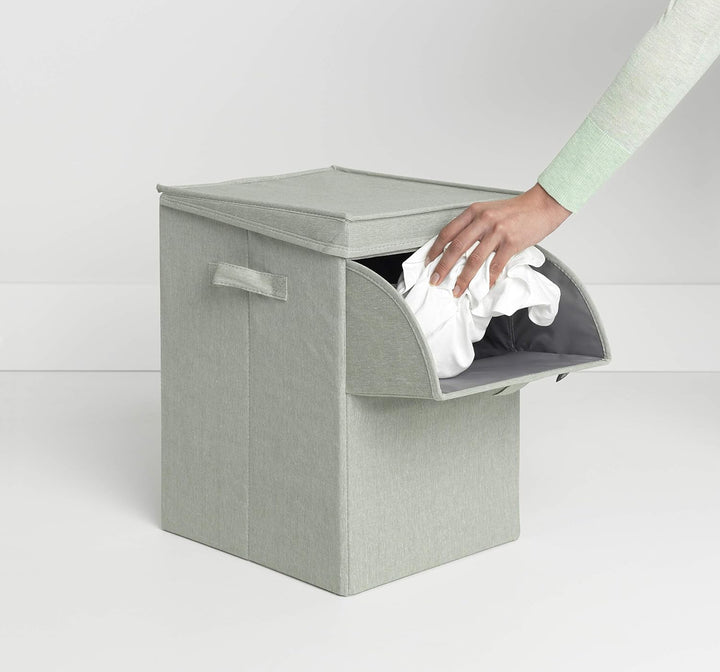 Brabantia - Wäschebox Stapelbar - Wäschekorb - Leicht zu befüllen und zu entleeren - Grosses Volumen