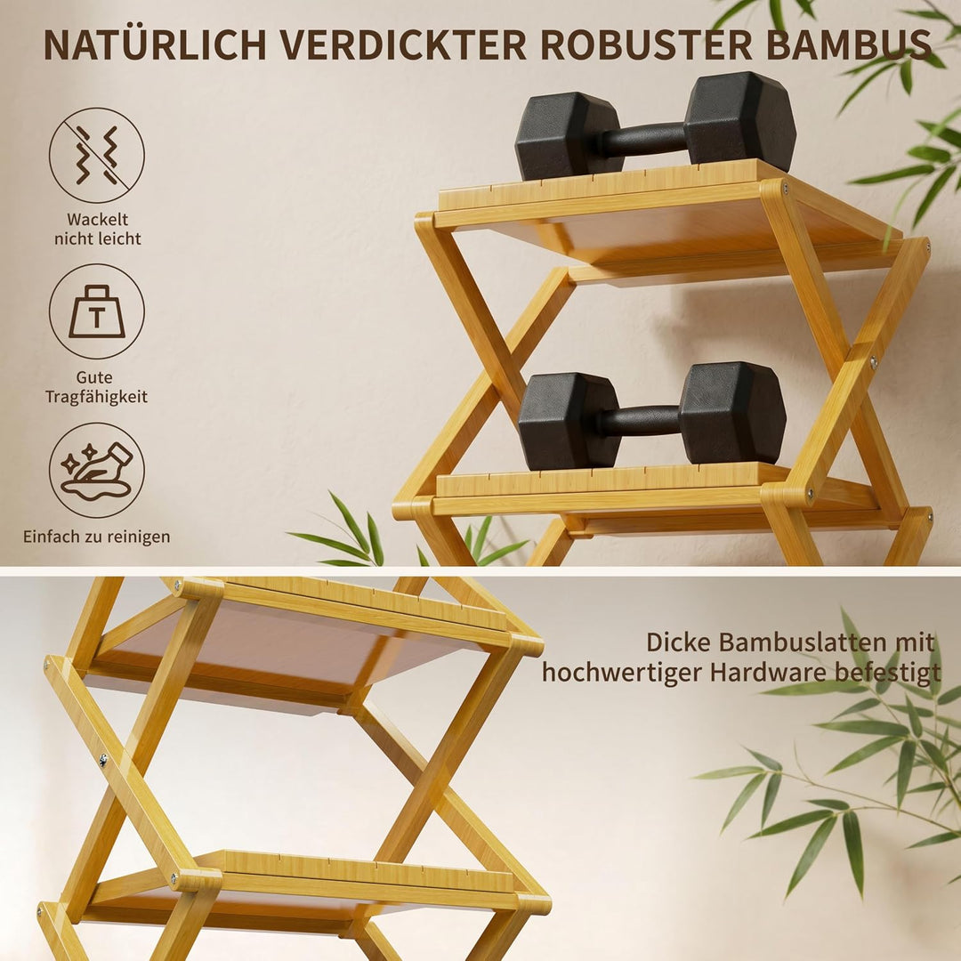 schmales Schuhregal, Ohne Installation, klappbarer Schuhhalter, Tragbare Holz Schuhregale, platzspar