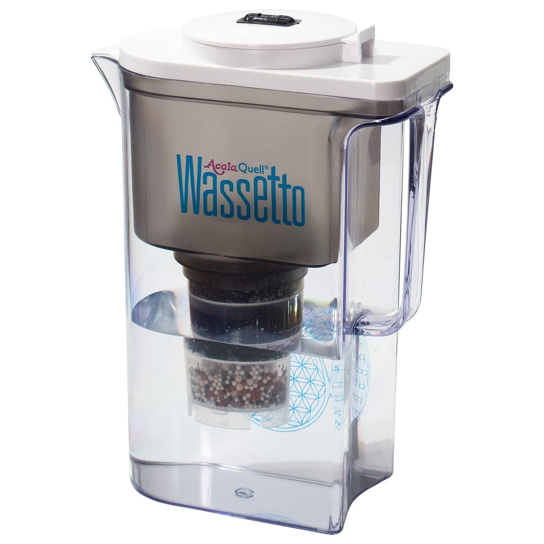 Wasserfilter AcalaQuell® Wassetto | Weiss | Aktivkohle Wasserfilter | Höchste Filterleistung - mehrs