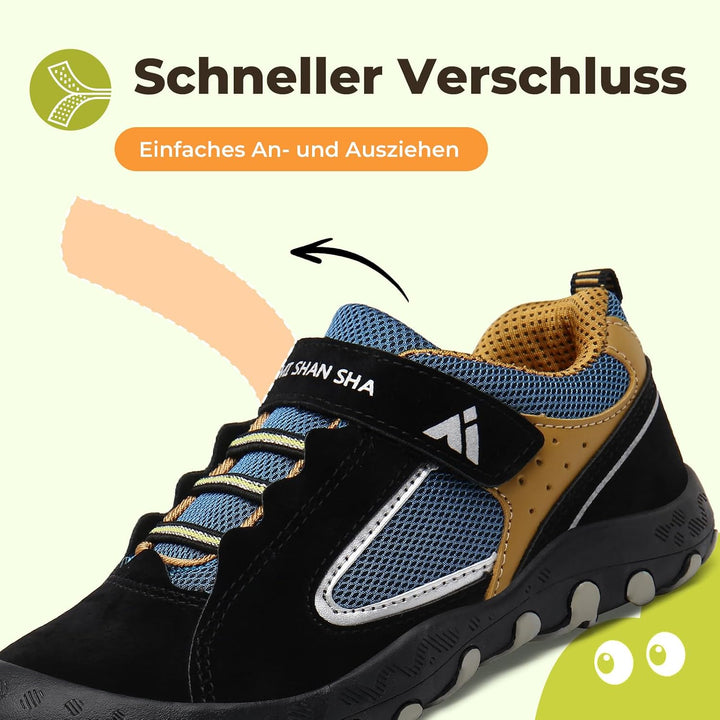 Mishansha Unisex-Kinder Turnschuhe Trekkingschuhe Mädchen Wanderschuhe Outdoor Sportschuhe 24-38 27