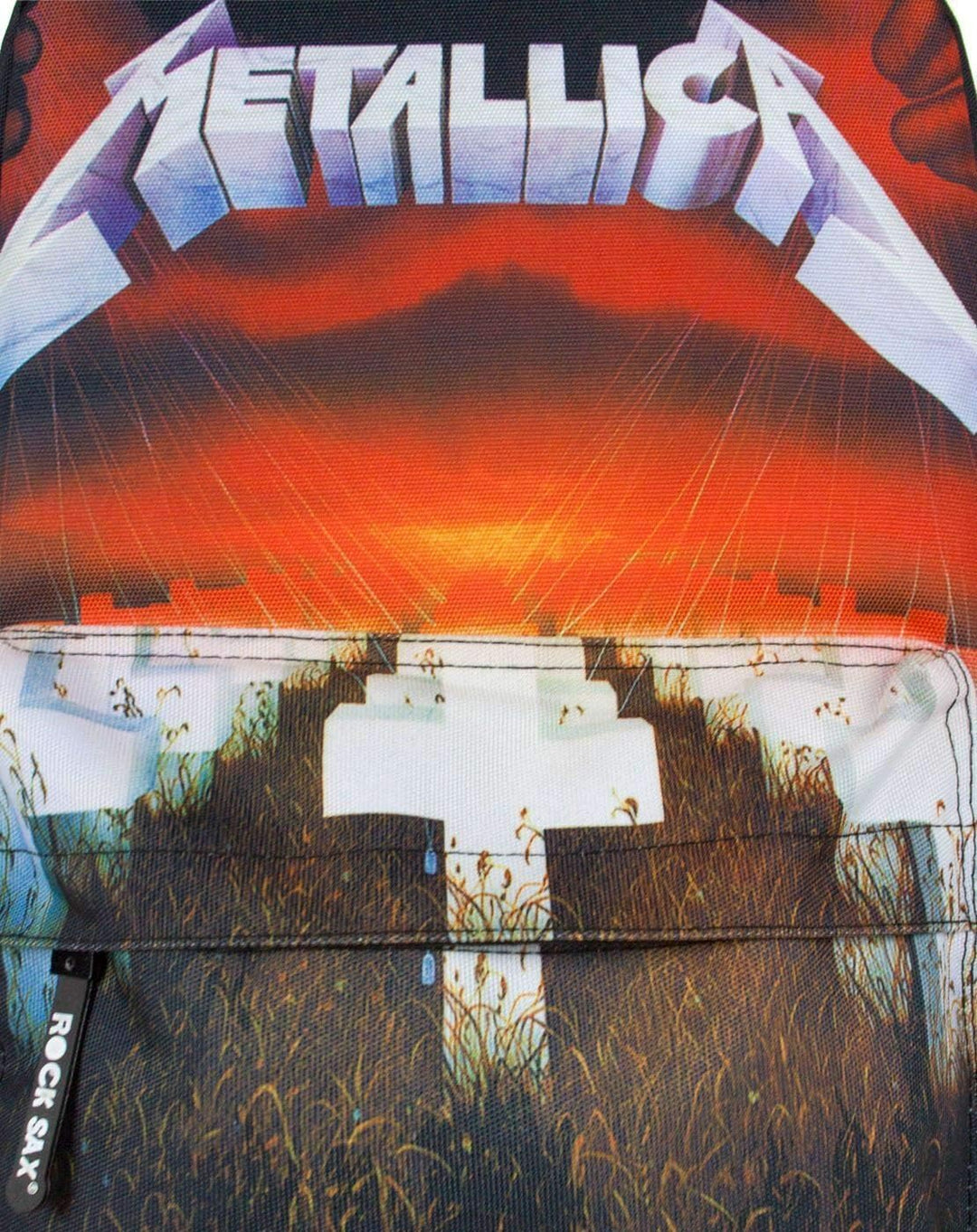 Metallica Rock Sax Master Of Puppets Herren-Rucksack mit Reissverschluss