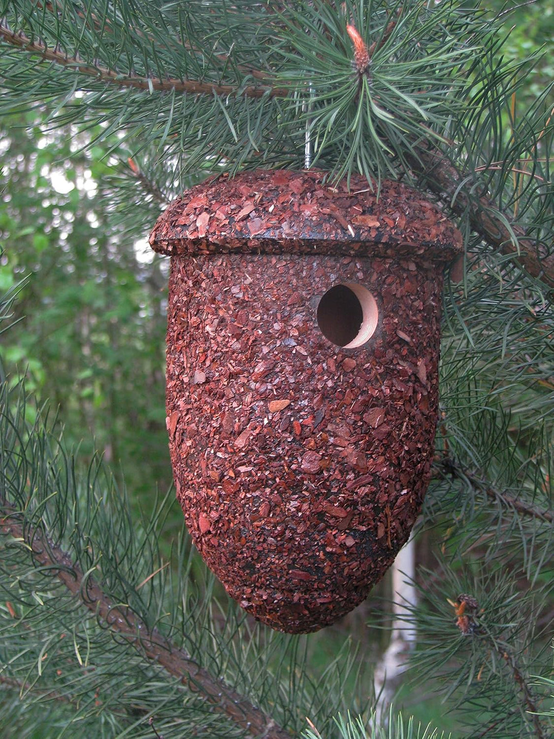 dobar® green label 37150FSC Nistkasten "Eichelform"- Höhlenbrüter-Nistkasten - Vogelkasten aus Massi