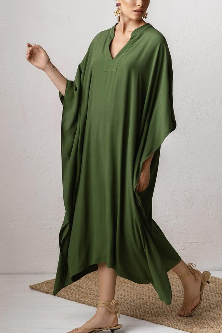 YouKD Damen Langer Kaftan Bohemian Cardigan Strand Badeanzug Cover Up Kleid Plus Size Robe Einheitsg