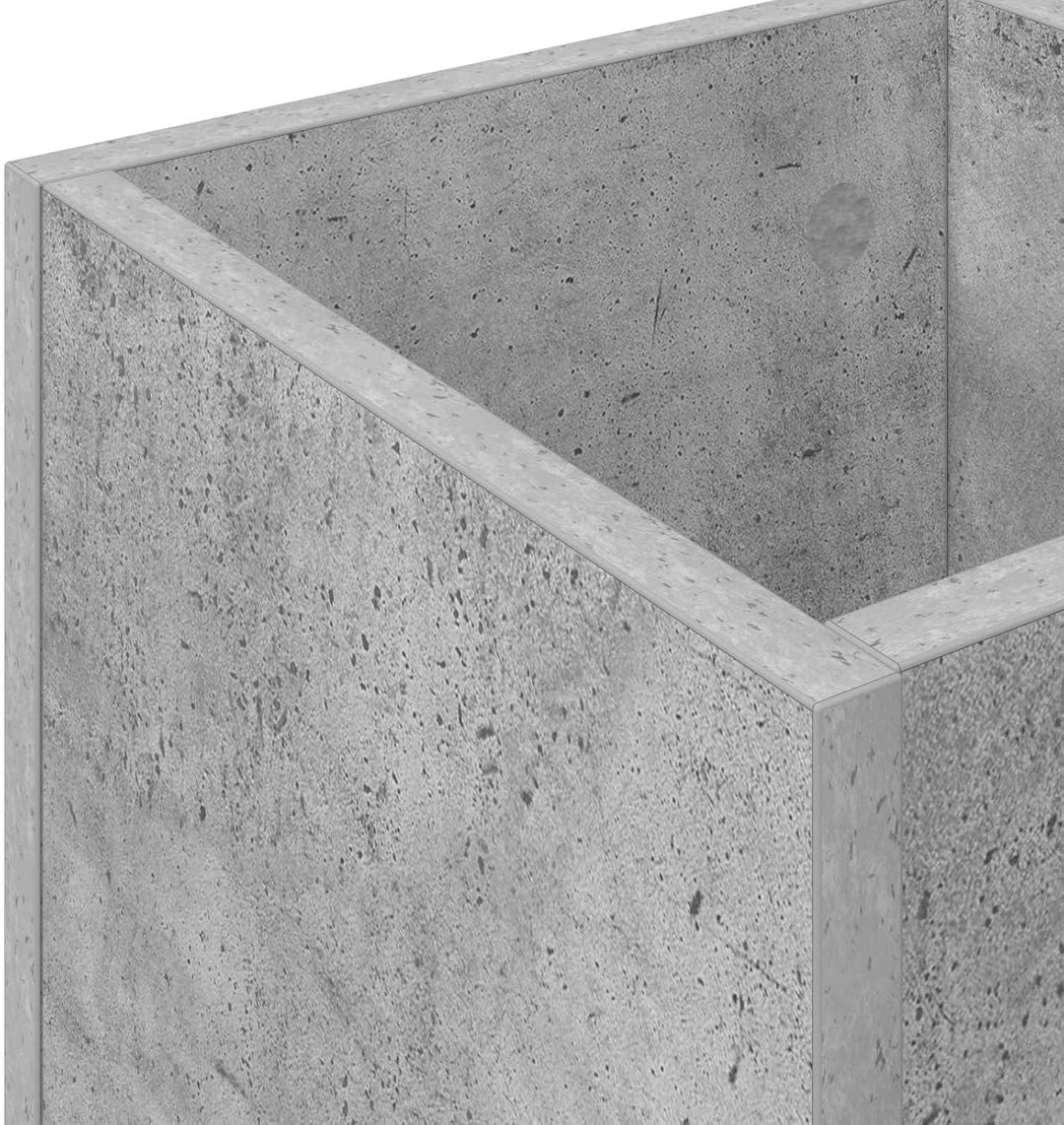 vidaXL Sonnenschirmhalter Beton Grau 25 x 24,5 x 64 cm Holzwerkstoff, Kompakter, moderner Regenschir