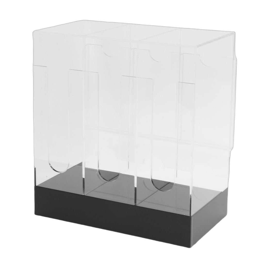 Acryl-Kartenspender, Booster-Pack-Organizer mit 3 Fächern, Stabiler Struktur und Transparenter Ausse