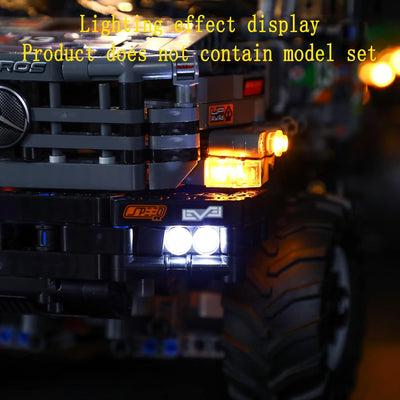 GEAMENT LED Licht-Set Kompatibel mit Lego 4x4 Mercedes-Benz Zetros Offroad-Truck - Beleuchtungsset f