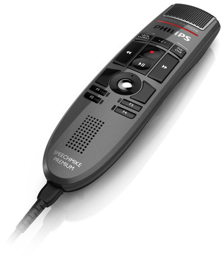 Philips LFH3500 SpeechMike Premium USB-Diktiermikrofon Präzisionsmikrofon Steuerung per Drucktasten