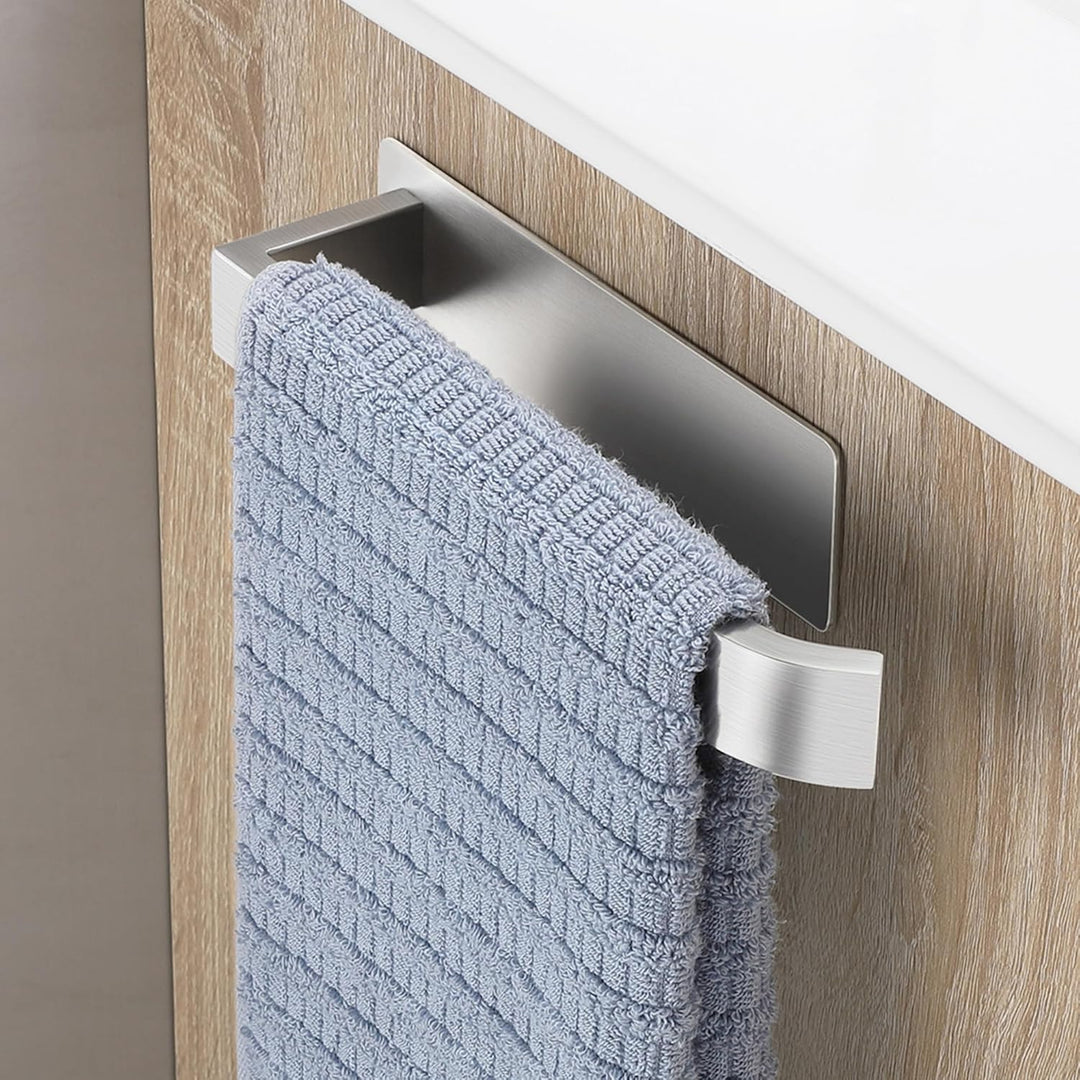 OETAMS Handtuchhalter Ohne Bohren, 304 Edelstahl Handtuchstange Selbstklebend, Einarmig Badetuchhalt