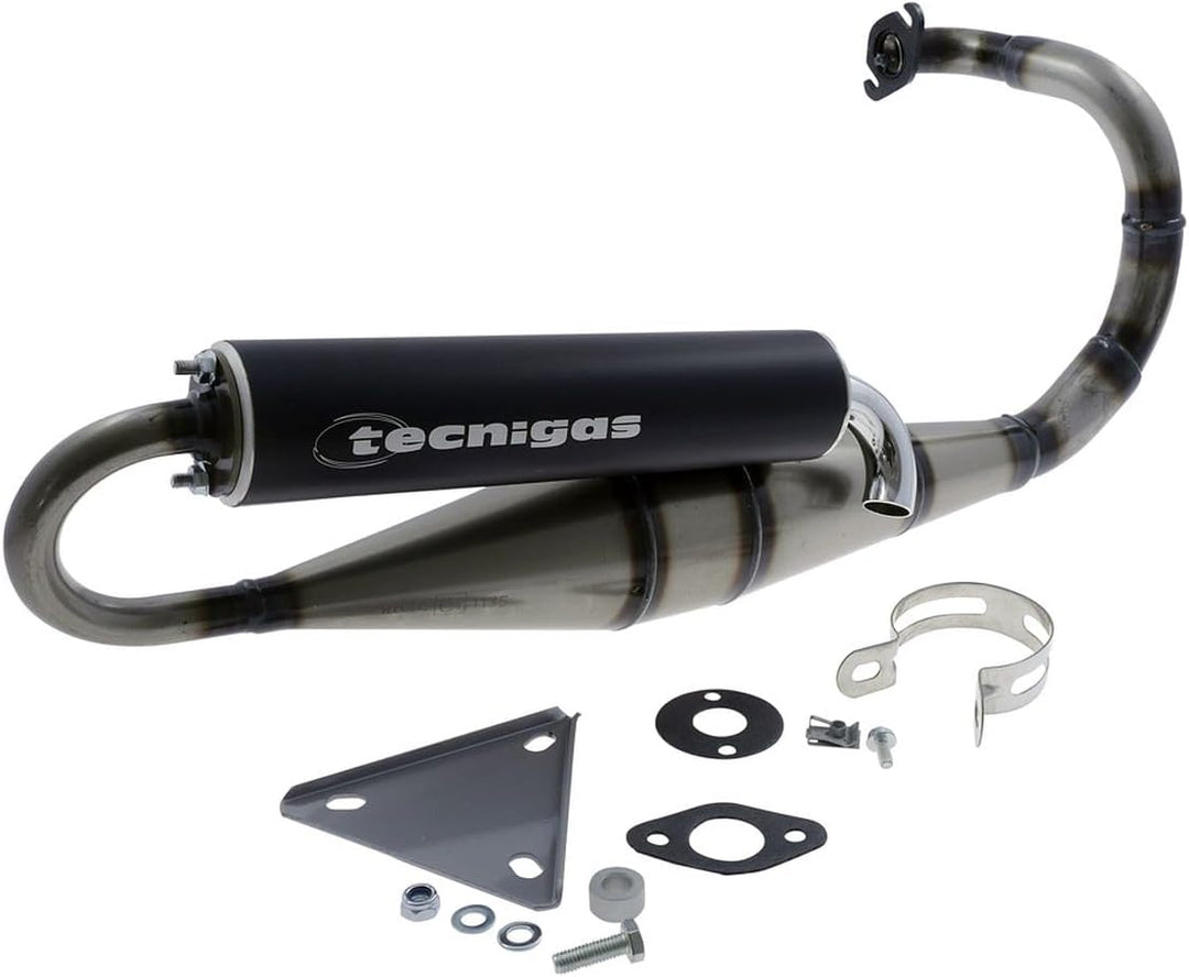 TECNIGAS Auspuffanlage NEXT-R kompatibel für PEUGEOT Speedfight 2 50 AC LC 2T S1, Speedfight 1 50 LC