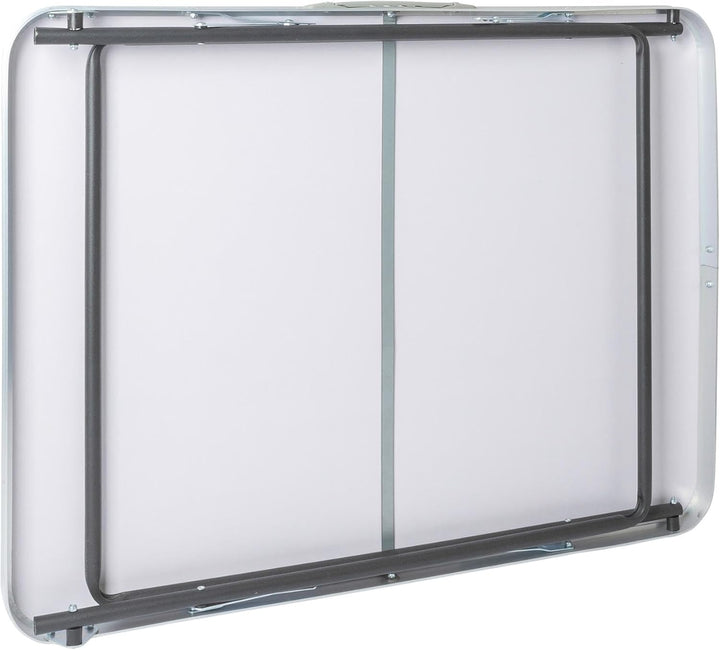 Harbour Housewares 1x Schwarz 80cm x 60cm Klappbarer Campingtisch aus Metall - Klein Faltbar Tragbar
