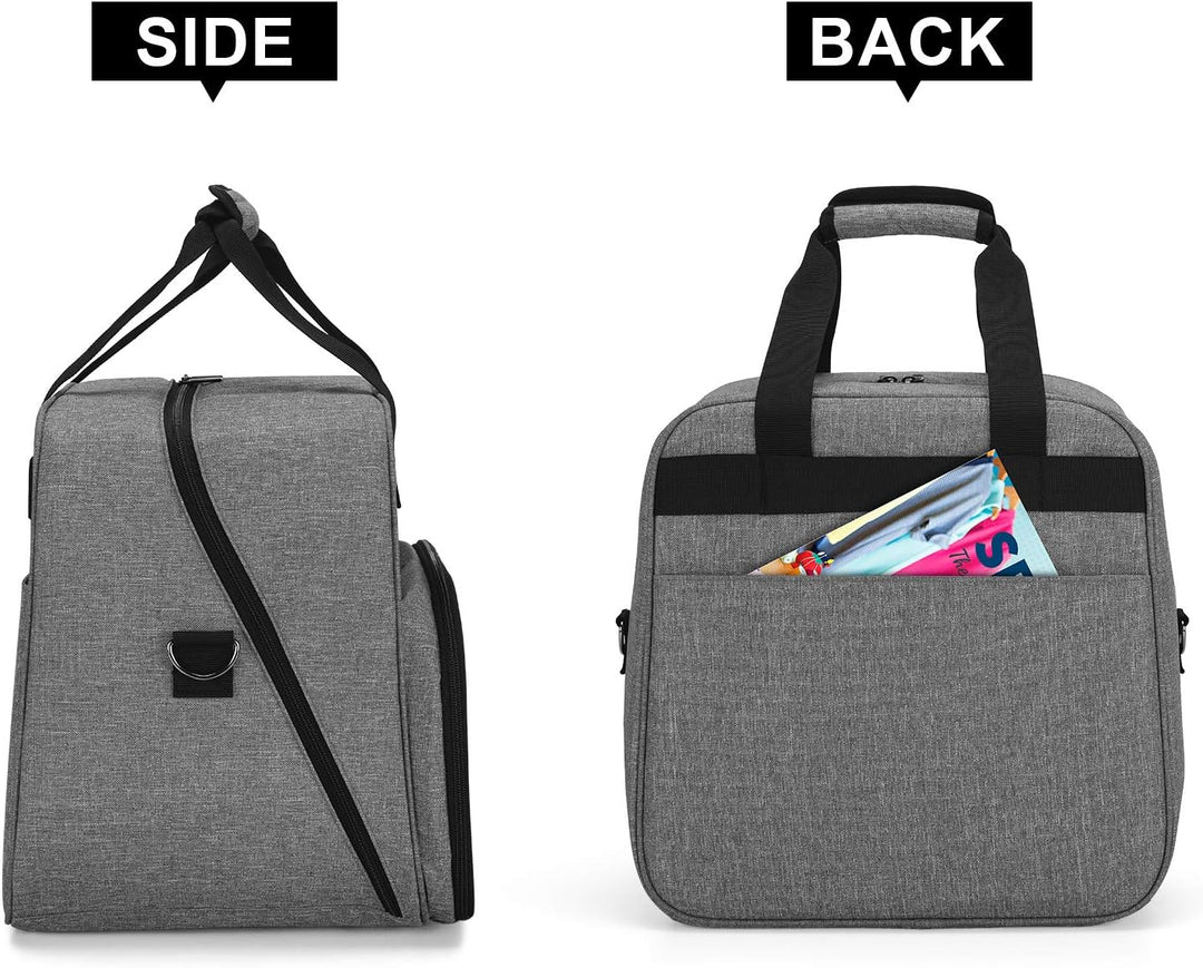 Yarwo Overlocktasche mit Grosser Öffnung, Cover-/ Overlock Transpot/Aufbewahrungstasche für meiste g