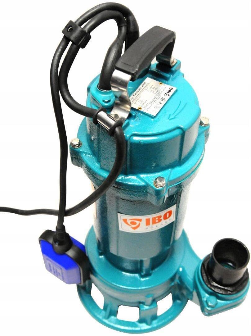 Fäkalienpumpe mit Schneidmesser 1500 W 230V mit Schwimmerschalter und mit/ohne 20 oder 30 Meter Feue