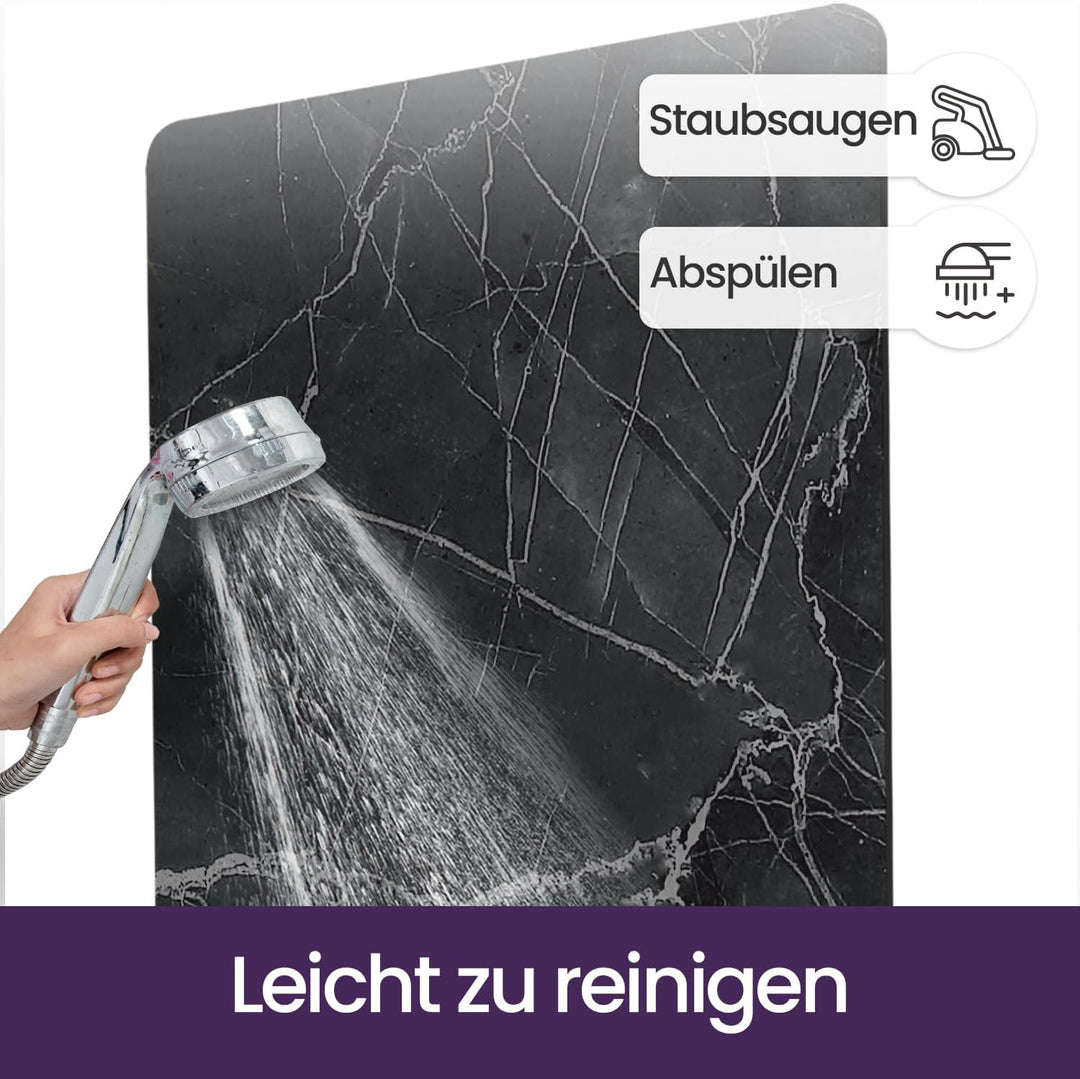 DEXI Badematte rutschfest 50 x 80 cm, Super Absorbierende Badezimmerteppich, schnelltrocknende Badvo