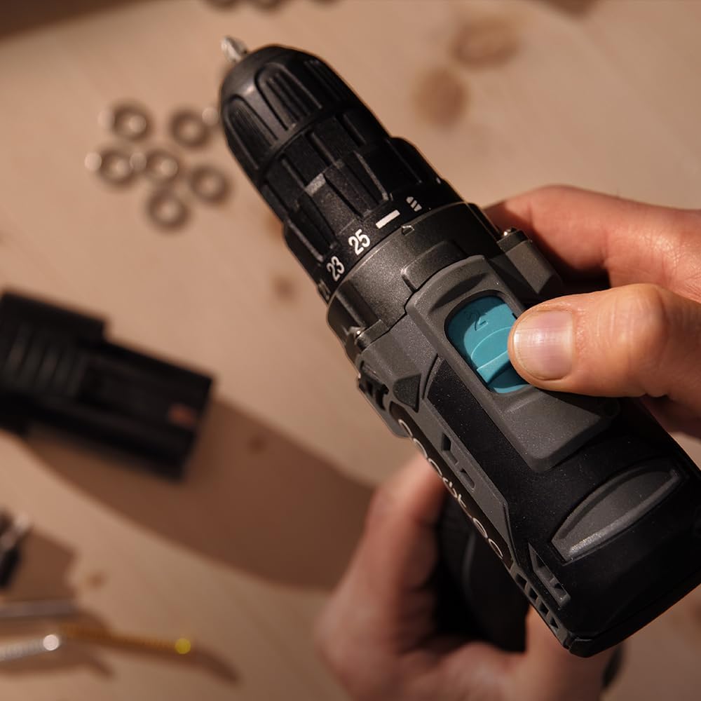 Cecotec Akkuschrauber mit 2 Akkus 16V und 2000mAh PowerForce 1620 Easy Hand. 2 Geschwindigkeitsstufe