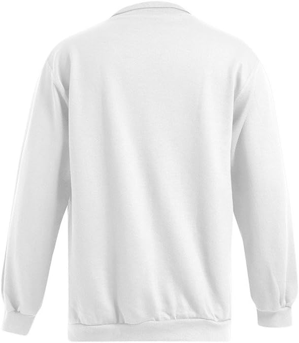Troyer Sweatshirt Herren, Weiss, L