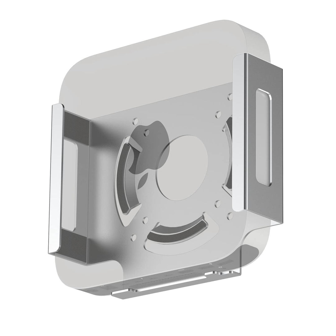 IFCASE Mac Mini M2 Halterung, Wärmeableitung Design Anti-Kratzer hinter dem Monitor, Unter dem Schre