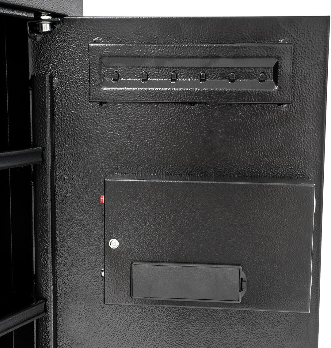 Schwarz Wandfestes Safe, Schliessfach mit Schlüsseln, Verstecktes Wandschliessfach Wandtresor, für S