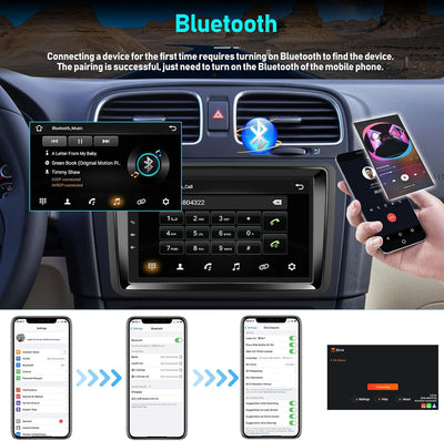 2G+32G Android 11 Autoradio Carplay mit Navi Für Volkswagen Can be Used with 17,8 cm Host Universal