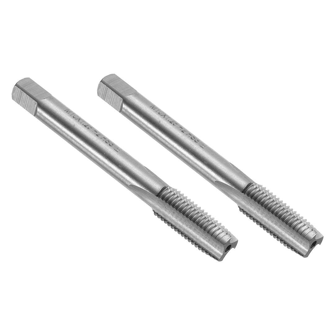 QUARKZMAN 2 Stück HSS Gewindebohrer, M10 x 1,25 Metric Gewindeschneider, Linksgewinde M10 x 1.25, M1