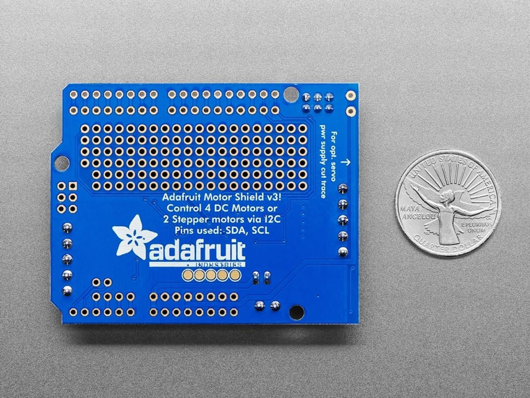 Adafruit Motor/Stepper/Servo Shield for Arduino v2.3 Kit by Adafruit