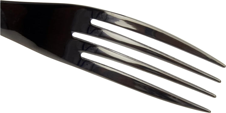 Comas 6323 BCN Colors – edelstahl Besteck set, Schwarz (Matt Black), 24 Stück