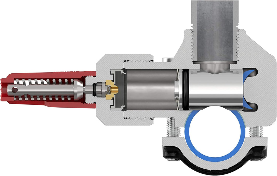 Flamco T-plus Messing 35 x R3 / 4 Abzweigrohr, anbohrschelle, Wasserrohrabzweigrohr, Optimale Abdich