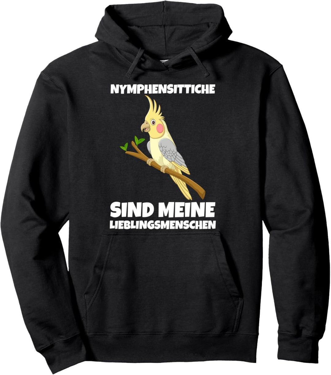 Vogel Vogelfreund Nymphensittich Pullover Hoodie