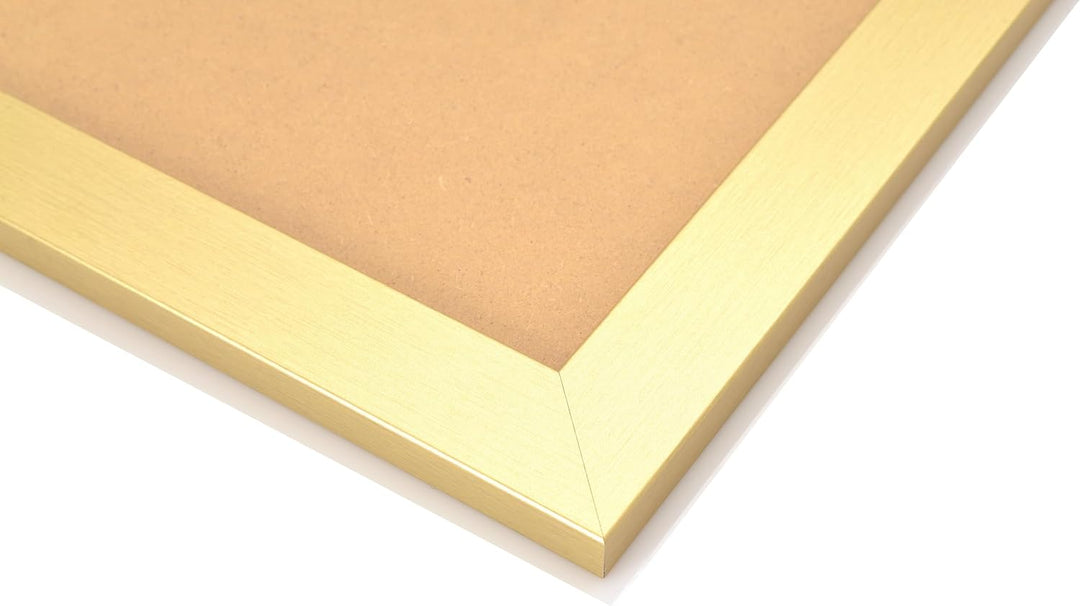 Stallmann Design Bilderrahmen 50x70 cm (PUZZLEFORMAT) gold Holz mit Acrylglas Rahmen-Breite 40mm Pos