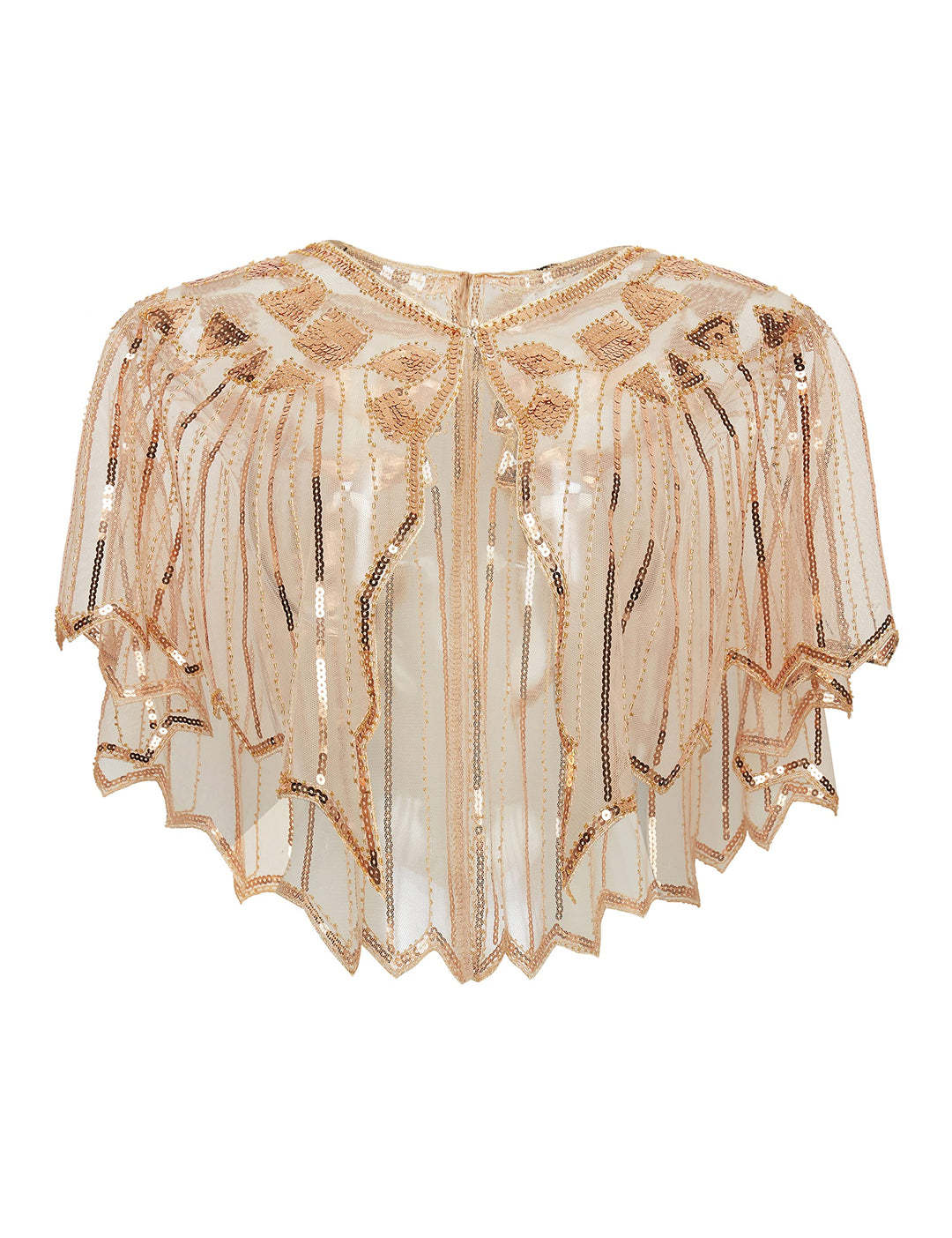 BABEYOND Damen Umschlagtücher Stola für Abendkleid 1920s Retro Schal Hochzeit Party Braut Schal Gats