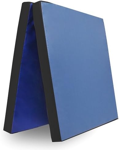 Grevinga® Klappbare Weichbodenmatte | BLAU - SCHWARZ | RG 22 kg/m³ 200 x 100 x 6 cm, 200 x 100 x 6 c