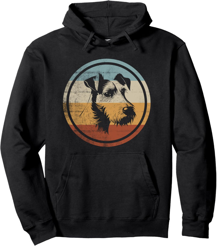Drahthaar Foxterrier Hund Retro Design Pullover Hoodie