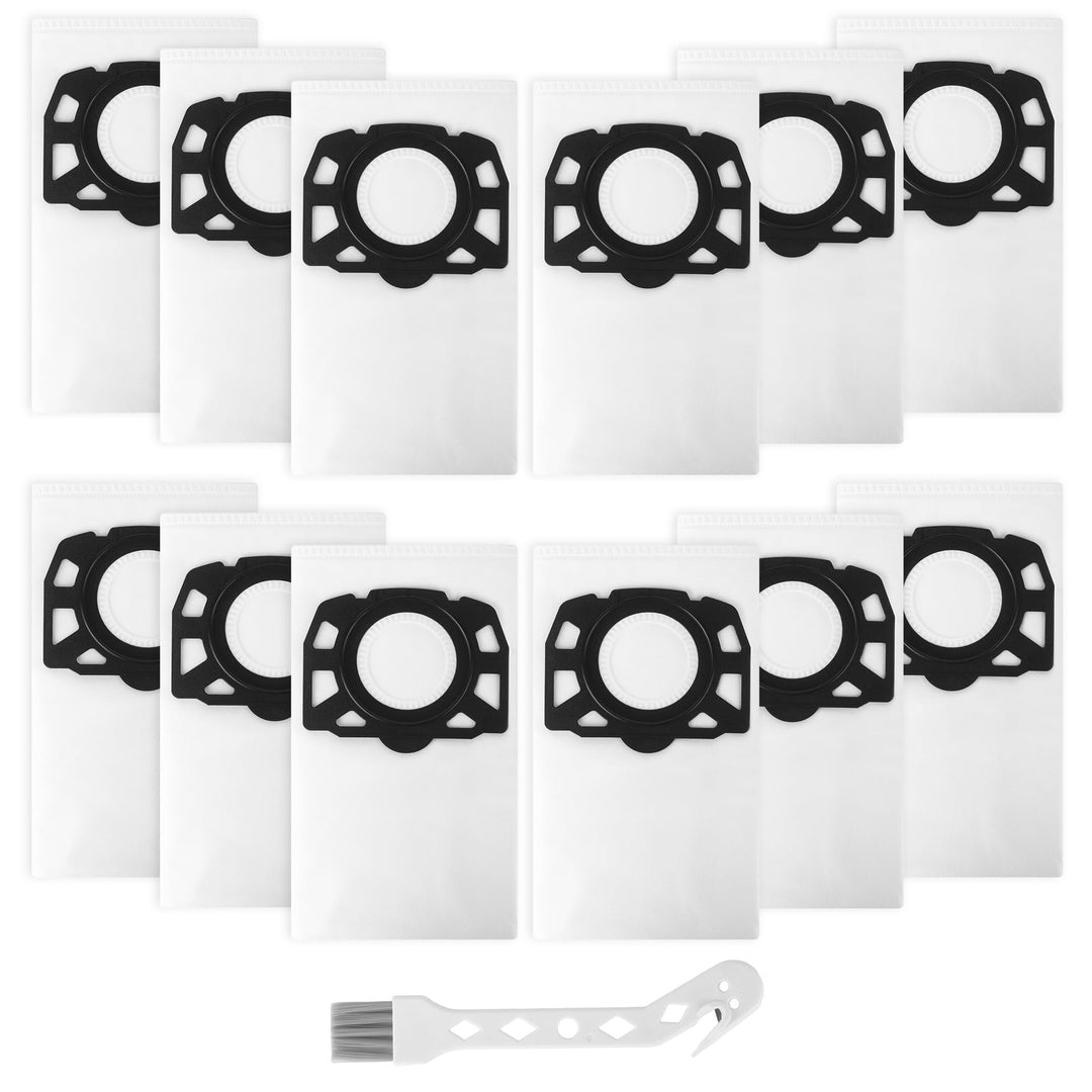 12 Staubsaugerbeutel für Kärcher WD4/WD5/WD6/WD5P/WD6P/MV4/MV5/MV6,Für Kärcher 2.863-006.0,Für Ersat