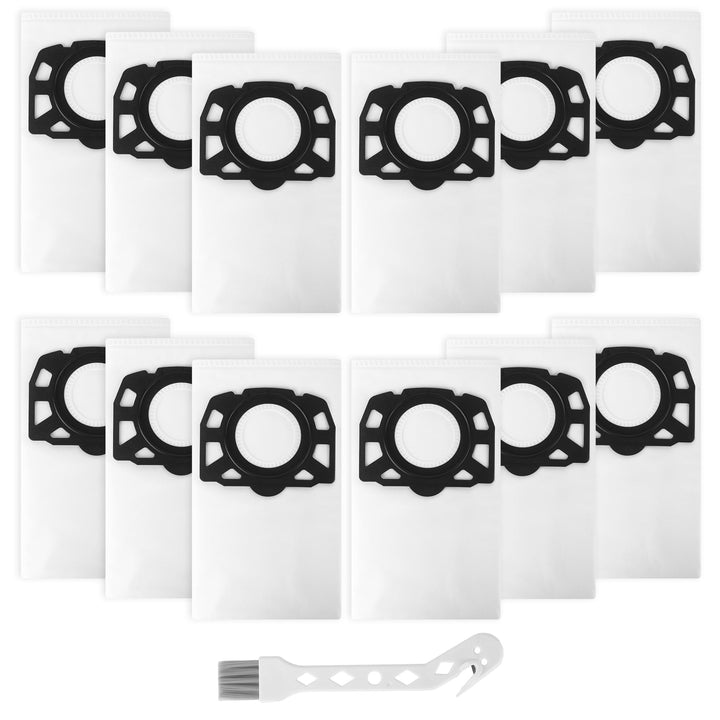 12 Staubsaugerbeutel für Kärcher WD4/WD5/WD6/WD5P/WD6P/MV4/MV5/MV6,Für Kärcher 2.863-006.0,Für Ersat