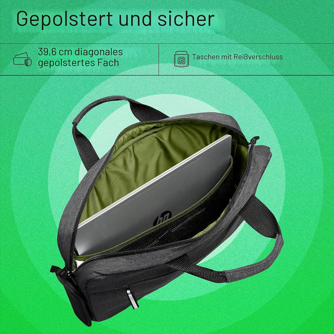 HP Prelude Pro (15,6 Zoll) Laptop-Tasche grau 15,6 Zoll Umhängetasche Dunkelgrau, 15,6 Zoll Umhänget