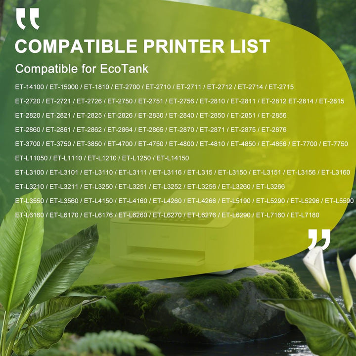 Kompatible für 104 Tinte Schwarz Ersatz für Epson 104 103 102 Tinte für Ecotank ET-2710 ET-2711 ET-2