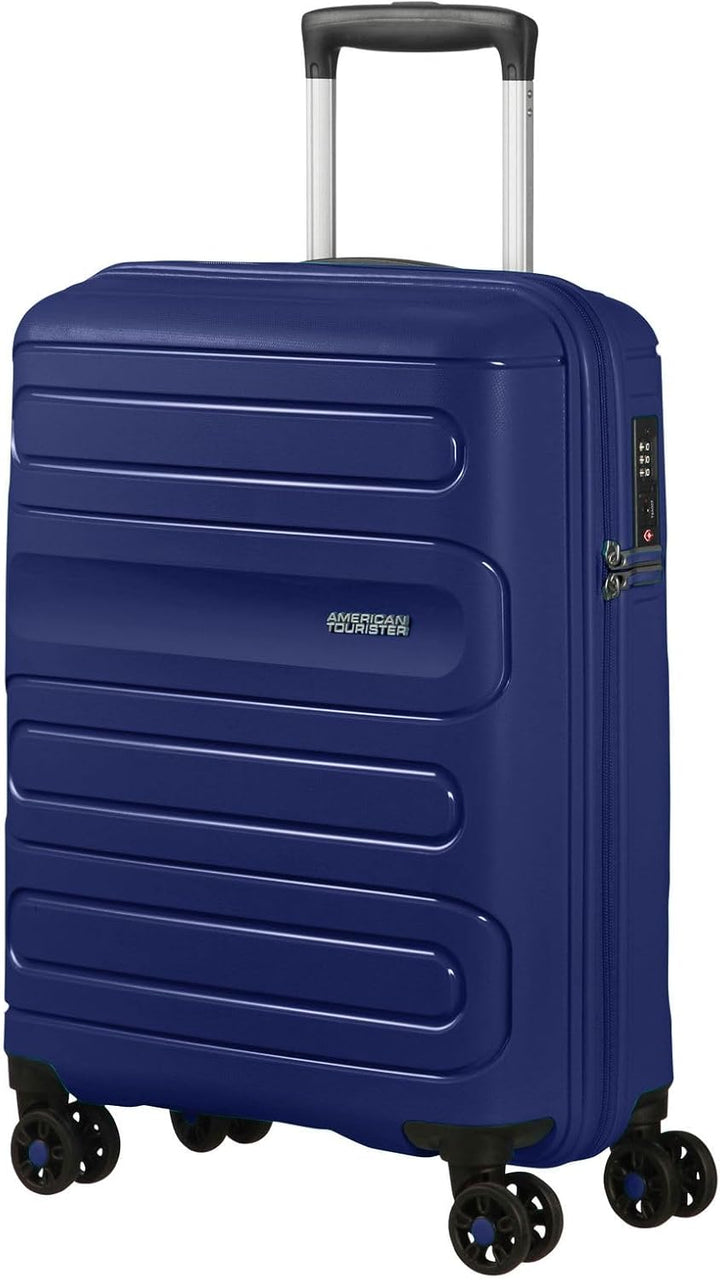 American Tourister Sunside - Spinner S Handgepäck, 55 cm, 35 L, Blau (Dark Navy) Spinner S (55 cm -