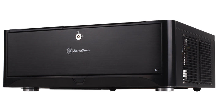 SilverStone SST-GD06B - Grandia HTPC Micro ATX Desktop Gehäuse mit hochleistungsfähigem und geräusch