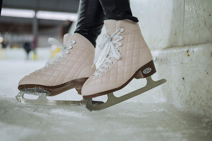 HUDORA Schlittschuh Julia, Gr. 34-43, rosa/weiss, 34