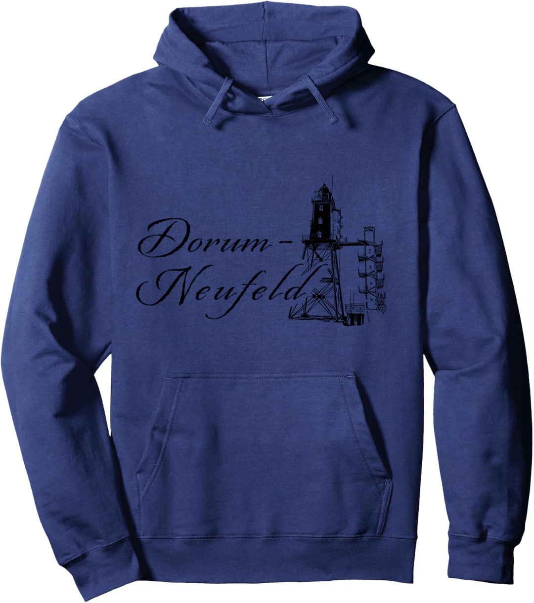 Dorum-Neufeld Leuchtturm Obereversand Wurster Nordseeküste Pullover Hoodie