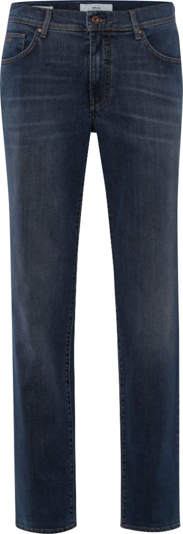 BRAX Herren Style Cadiz Masterpiece Five-Pocket Jeans 34W / 34L Dark Blue Used, 34W / 34L Dark Blue