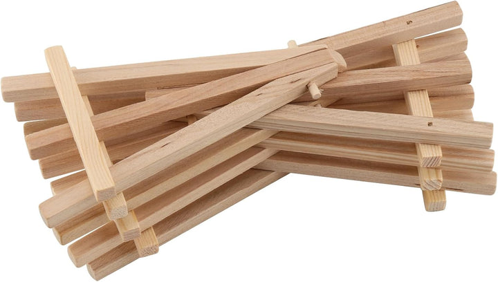 30 Stück 8 x 15cm Mini Staffelei Holz, Klein Staffelei Tischstaffelei Holz Bilderständer, Desktop St
