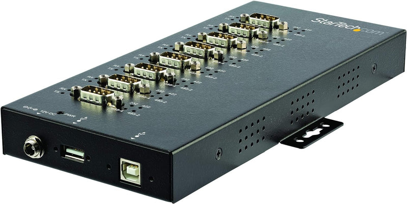 StarTech.com 8 Port industrieller USB auf RS232/ 422/ 485 Serieller Adapter - 15kv ESD Schutz - USB