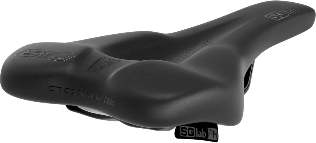 SQlab Unisex – Erwachsene 610 Ergolux Active 2.1 Trekking MTB Tour &amp; Travel Fahrradsattel, Schwarz,