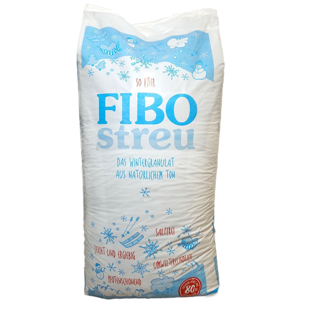 happy nature Blähton zerkleinert 50 l Winter - Streumittel umweltfreundlich neutral verpackt