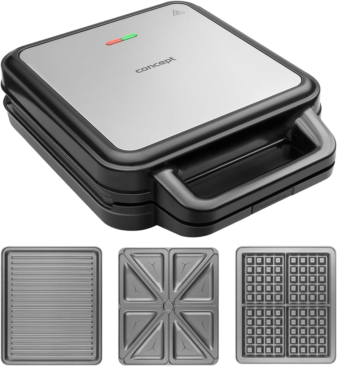 SV3080 Sandwich maker with exchange plates FAMILY 3in1 1200 W