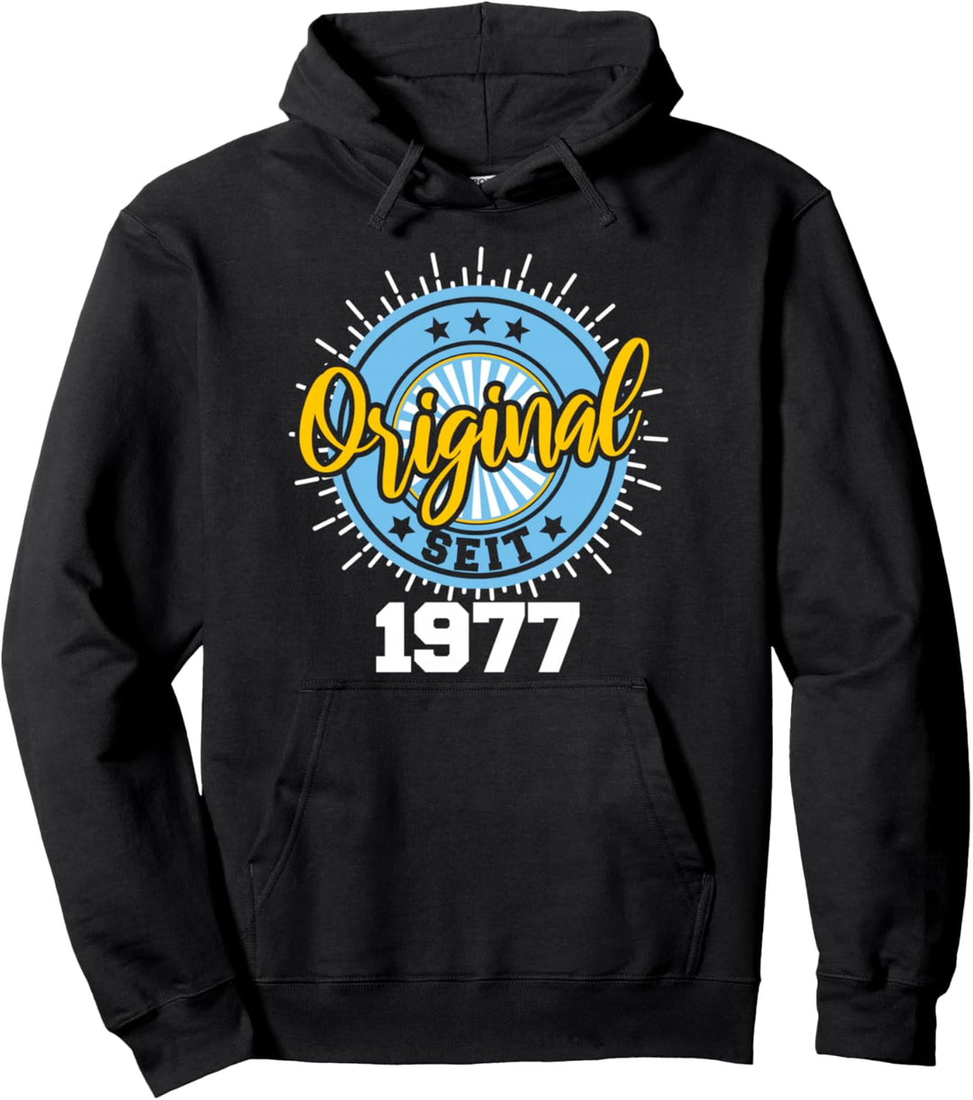 47. Geburtstag Mann Frau 47 Jahre 1977 Deko Lustig Geschenk Pullover Hoodie